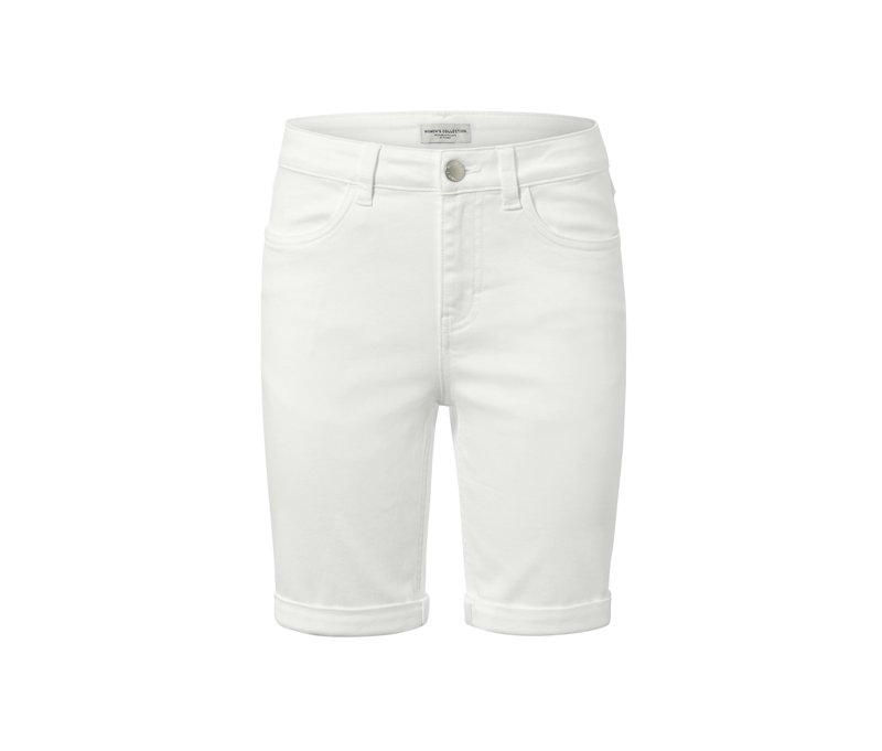 Tchibo - Bermuda Colored Jeans – Fit »Lea« - Damen - Gr. 38 - creme