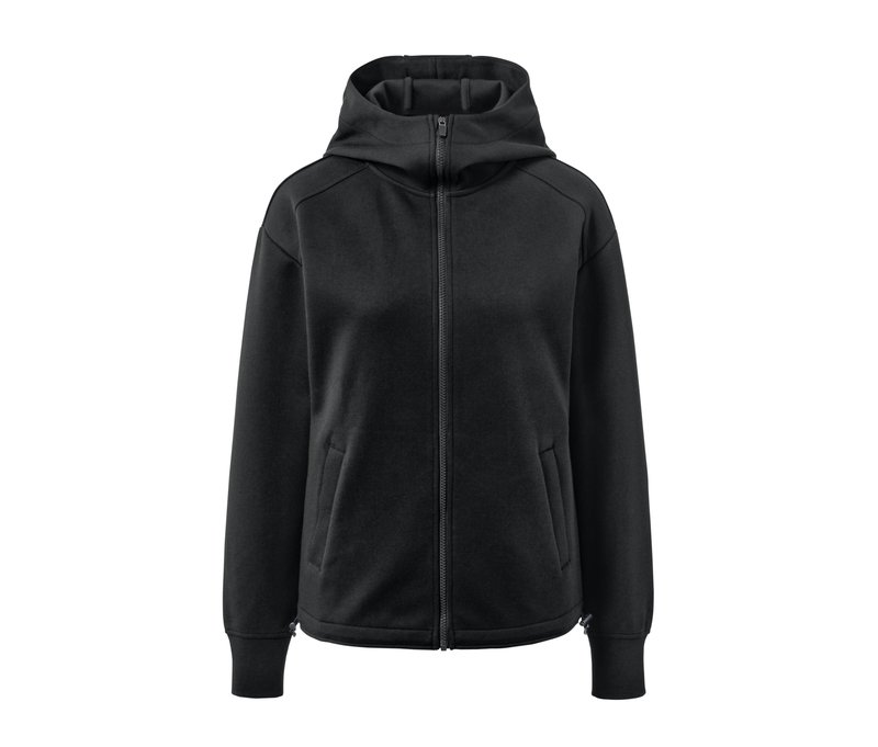 Tchibo - Kapuzen-Sweatjacke - Damen - Gr. L - schwarz