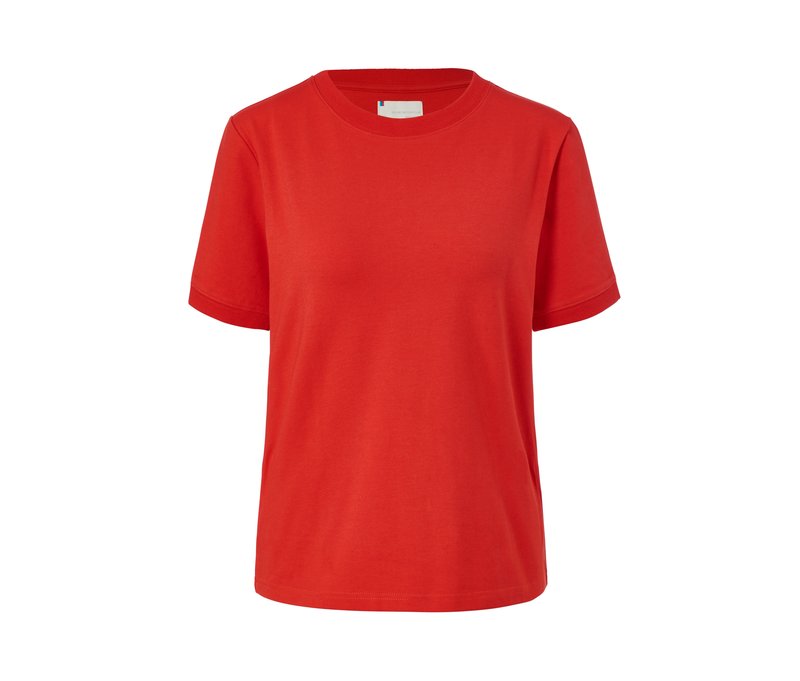 Tchibo - T-Shirt - Damen - Gr. XL - rot