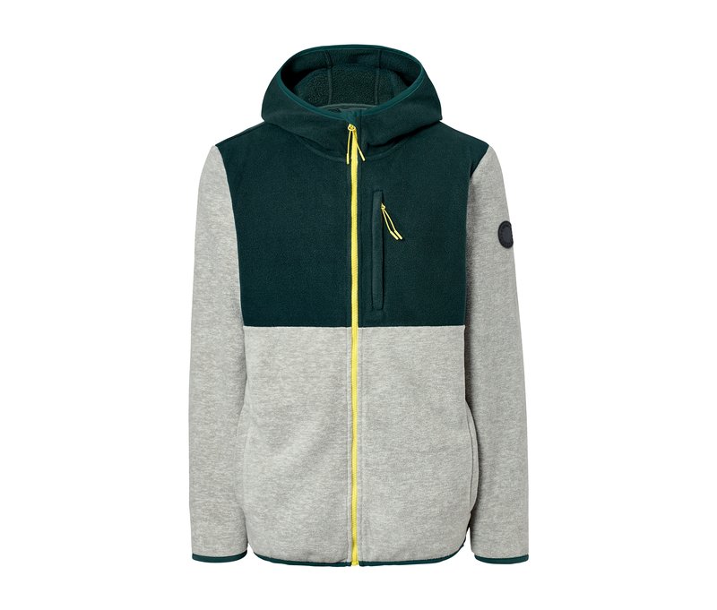 Tchibo - Fleecejacke - Herren - Gr. L - hellgrau