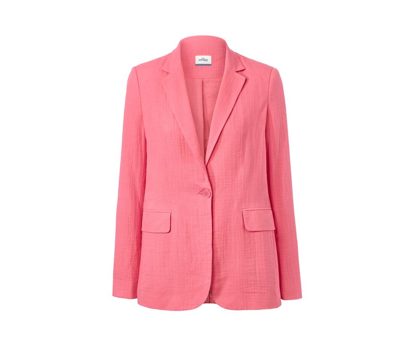 Tchibo - Musselin-Blazer - Damen - Gr. 42 - koralle