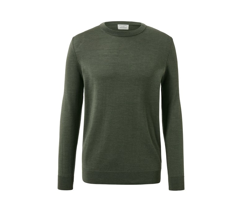 Tchibo - Merinopullover - Herren - Gr. M - grün