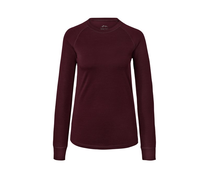 Tchibo - Funktionsshirt mit Merinowolle - Damen - Gr. S - rot