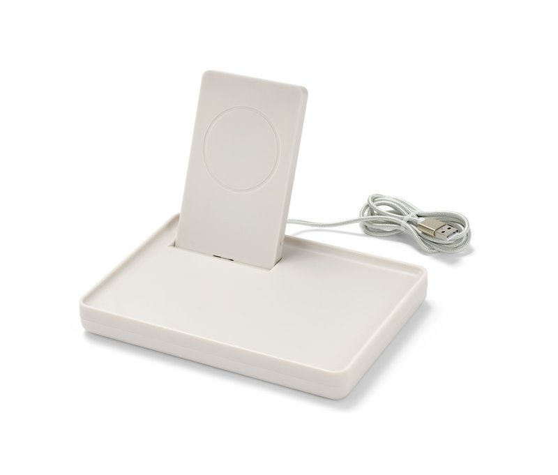 Tchibo - Ablage mit kabelloser Ladefunktion - grau