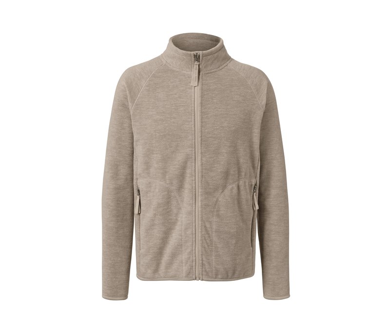 Tchibo - Fleecejacke - Herren - Gr. M - grau-beige