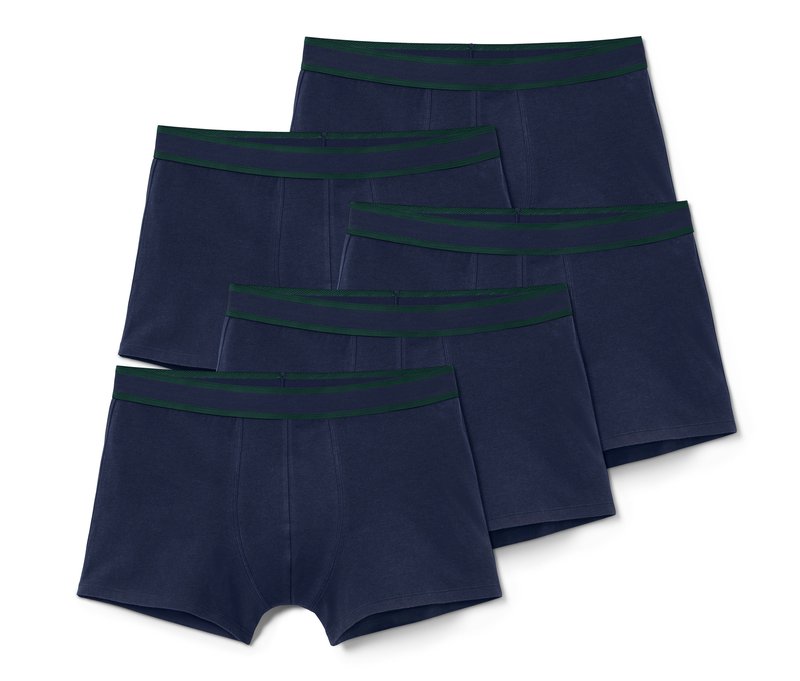 Tchibo - 5 Slipboxer - Herren - Gr. S/4 - dunkelblau