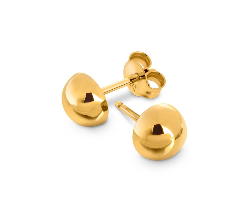 Tchibo - 585 Gold Ohrstecker Kugel - gold