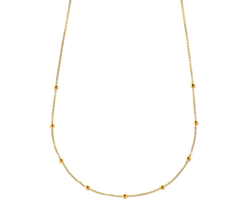 Tchibo - 375 Gold Kette Kugeln - gold