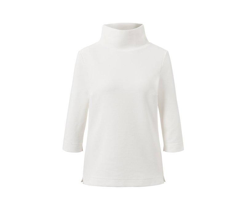 Tchibo - Sweatshirt mit 3/4-Arm - Damen - Gr. S - weiß