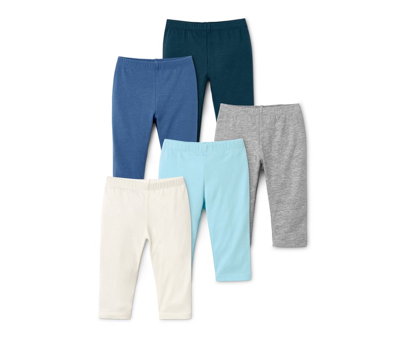 Tchibo - 5 Leggings aus Bio-Baumwolle - Herren - Gr. 134/140 - dunkelblau