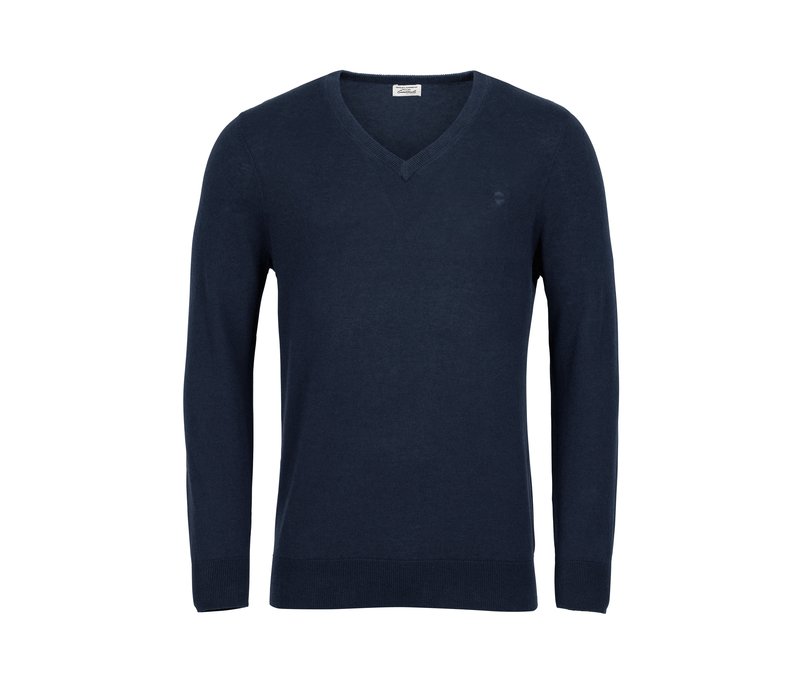Tchibo - Leinen-Pullover - Herren - Gr. L - dunkelblau