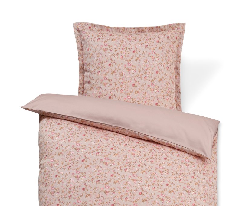 Tchibo - Satin-Bettwäsche - rosé