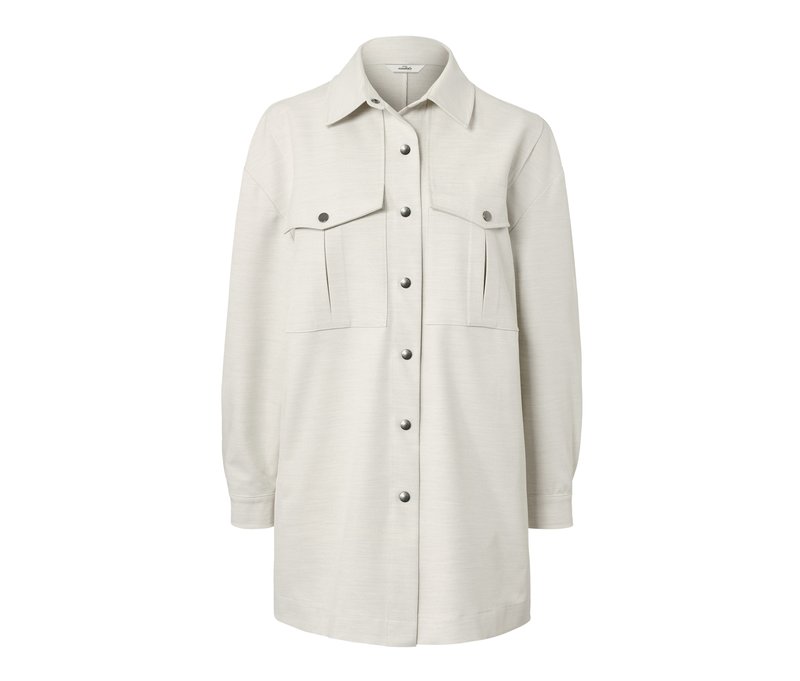 Tchibo - Overshirt - Damen - Gr. 40 - hellgrau