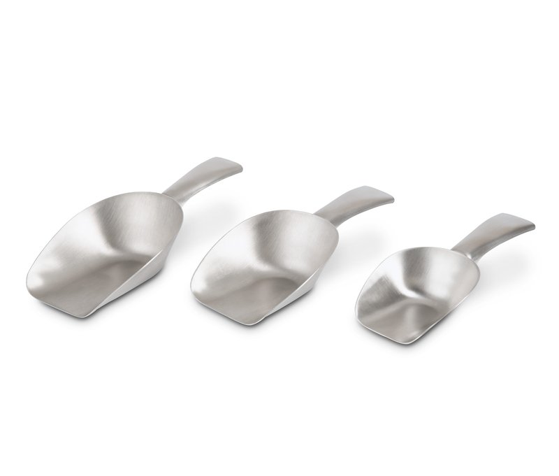 Tchibo - 3 Dosierschaufeln - silber