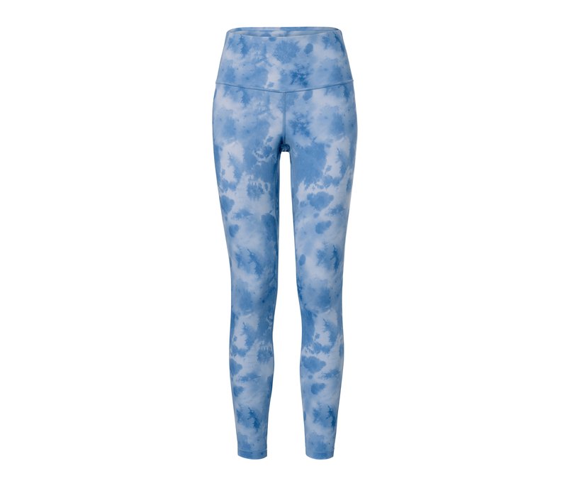 Tchibo - 7/8-Sporttight - Gr. L - hellblau/print