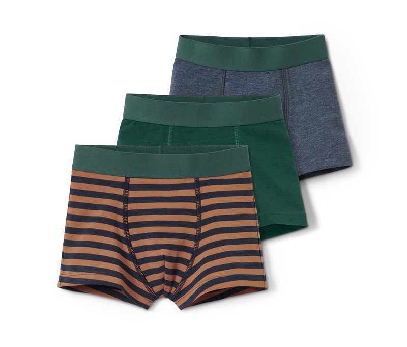 Tchibo - 3 Slipboxer - Jungen - Gr. 122/128 - dunkelblau