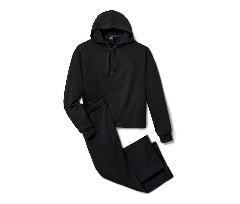 Tchibo - 7/8-Hausanzug - Damen - Gr. L - schwarz