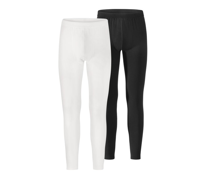 Tchibo - 2 lange Unterhosen - Herren - Gr. Xl/7 - schwarz