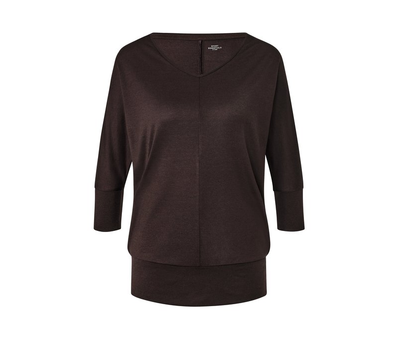 Tchibo - Yogashirt - Damen - Gr. M - braun