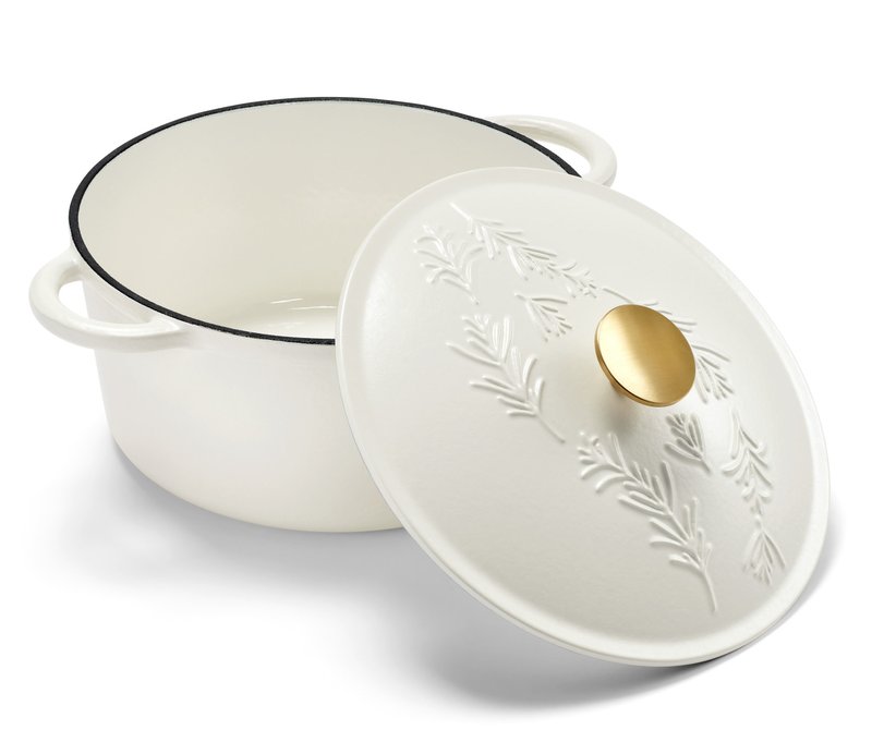 Tchibo - Gusseisen-Topf - beige