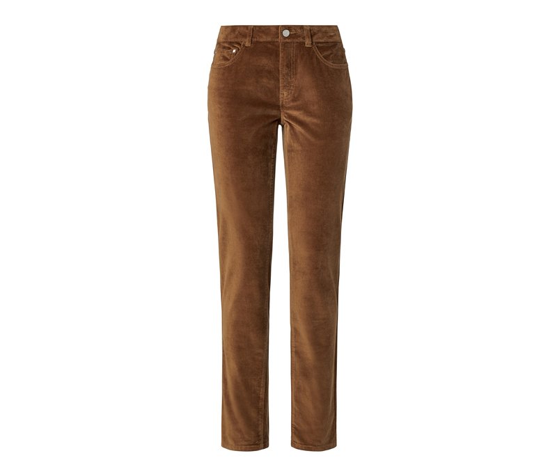 Tchibo - Samthose - Damen - Gr. 48 - cognac