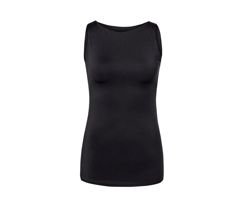 Tchibo - Sporttop mit integriertem BH - Damen - Gr. S - schwarz