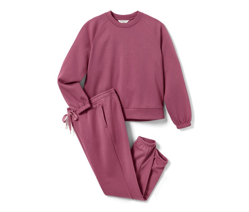 Tchibo - Hausanzug - Damen - Gr. M - dunkelrosa