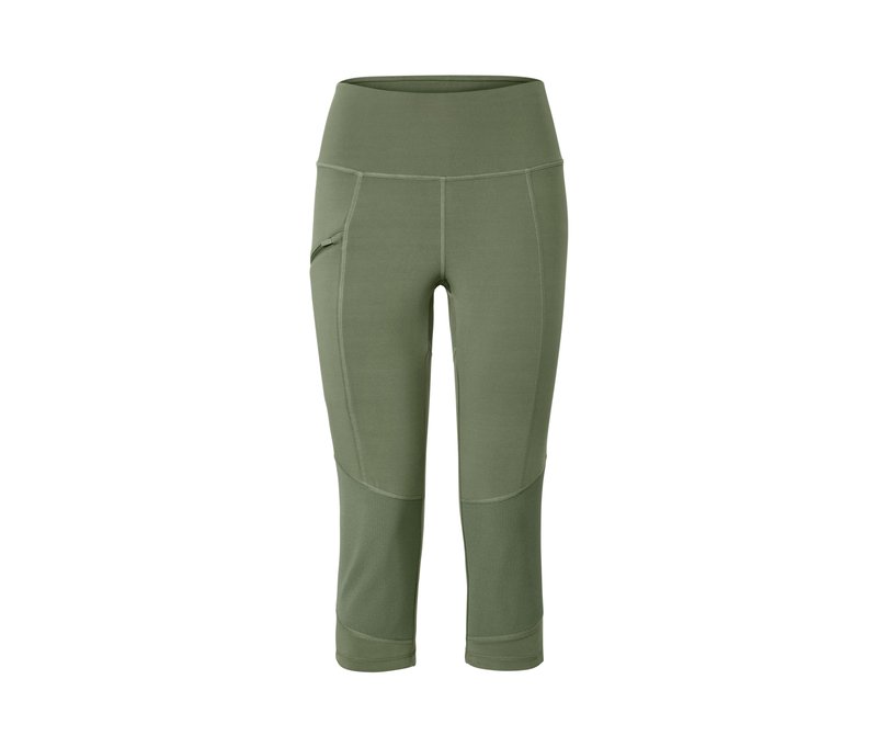Tchibo - 3/4-Trekking-Tight - Damen - Gr. XL - olivgrün