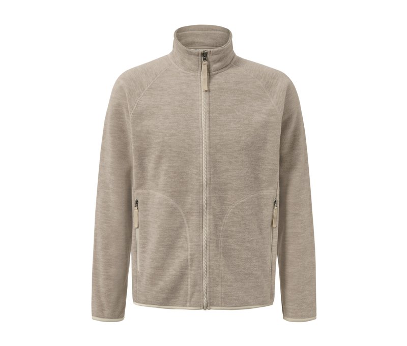 Tchibo - Fleecejacke - Herren - Gr. L - taupe
