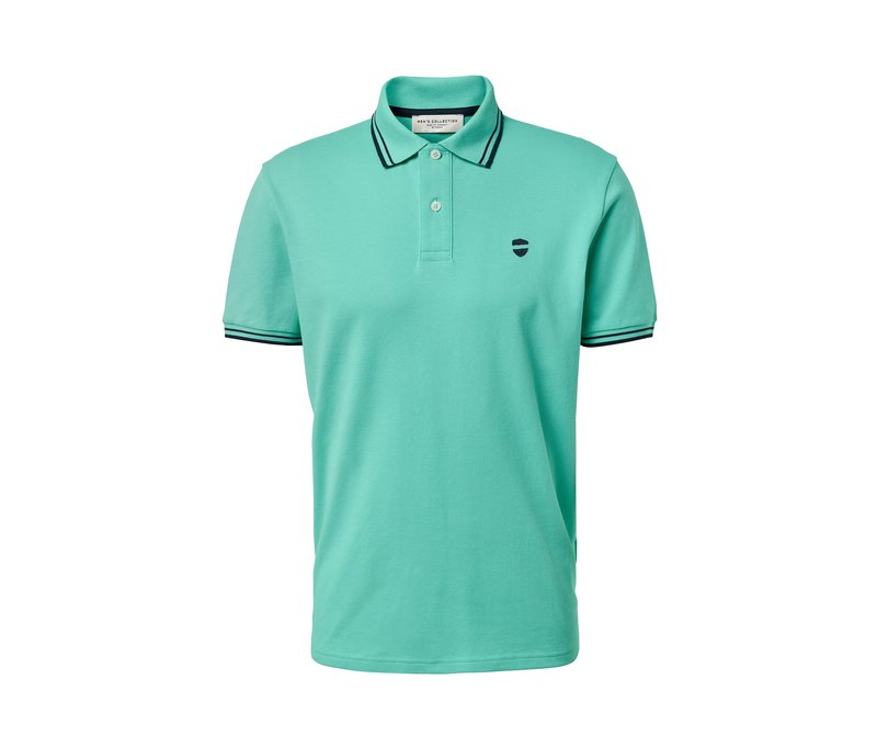 Tchibo - Piqué-Poloshirt - Herren - Gr. M - grün