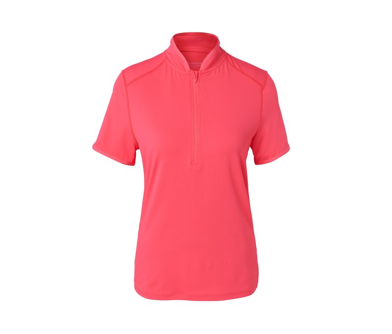 Tchibo - Kurzarm-Rad-Shirt - Damen - Gr. M - pink