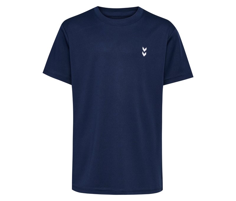 Hummel Hmljr pulse Training-T-Shirt - Herren - Gr. 134/140 - dunkelblau