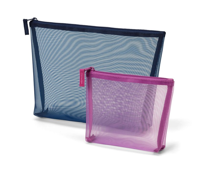 Tchibo - 2 Aufbewahrungstäschchen - violett