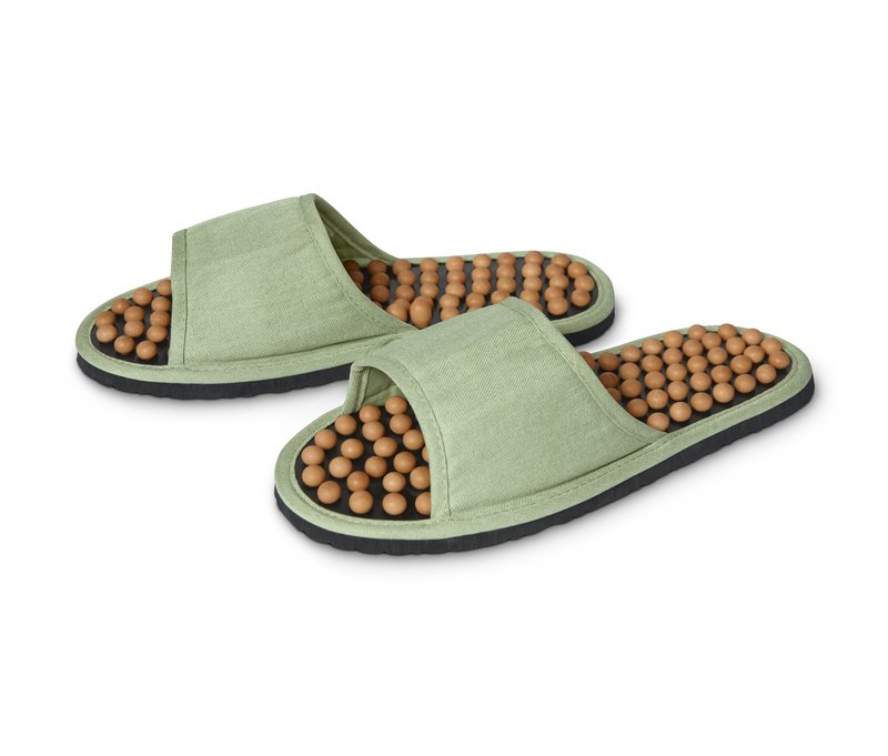 Tchibo - Massage-Pantoletten - Gr. 36-37 - beige