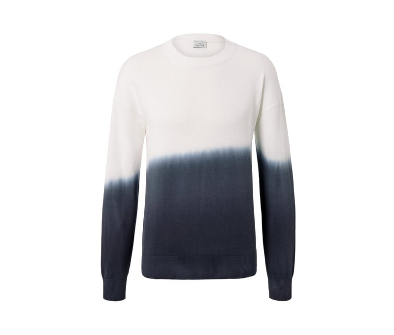 Tchibo - Dip-Dye Pullover - Herren - Gr. L - weiß