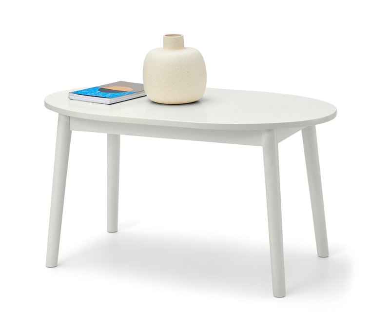 Tchibo - Couchtisch - 90x50x48cm - weiß - Holz / Buchenholz