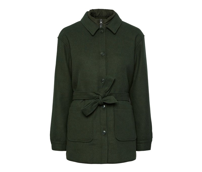 Tchibo - 3-in-1-Jacke - Damen - Gr. 40 - dunkelgrün