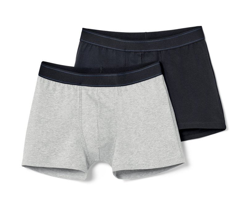 Tchibo - 2 Slipboxer - Herren - Gr. L/6 - hellgrau