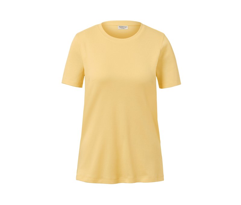 Tchibo - Basic T-Shirt - Damen - Gr. M - gelb