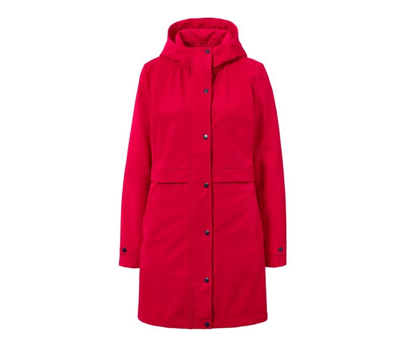 Tchibo - Softshell-Mantel - Damen - Gr. 44 - rot