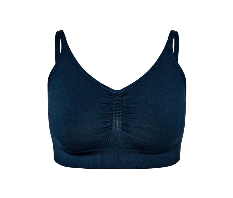 Tchibo - Seamless-Sport-Bustier - Damen - Gr. L - dunkelblau