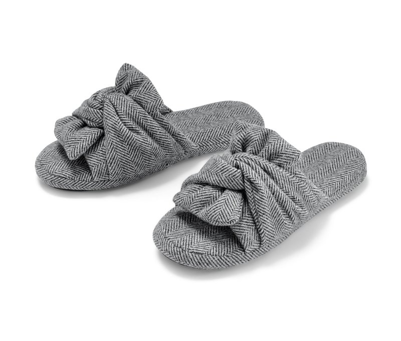 Tchibo - Hausschuhe - Damen - Gr. 38-39 - anthrazit