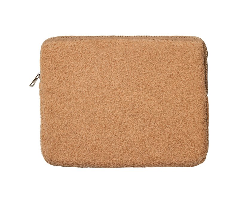 Tchibo - Laptoptasche in Teddyfelloptik - beige