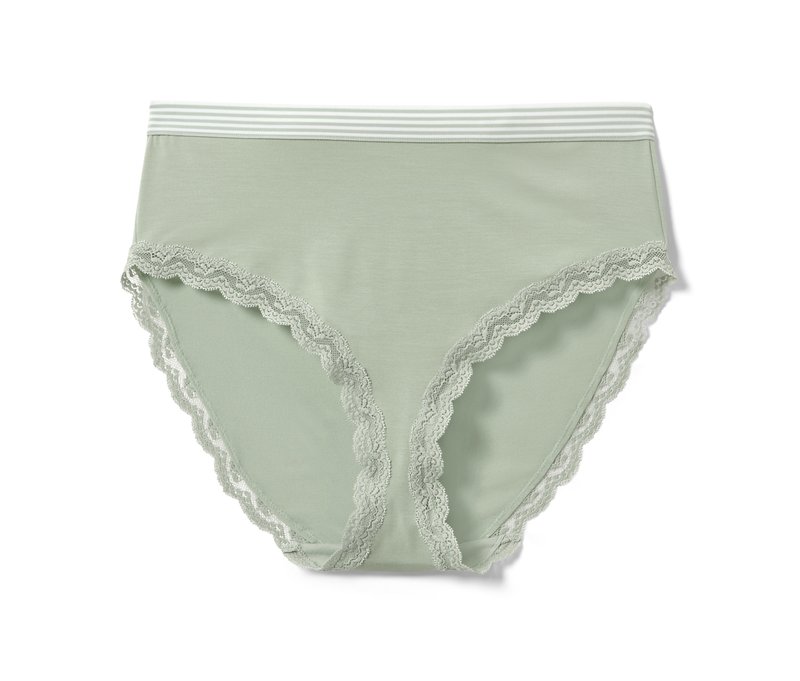 Tchibo - Highwaist-Slip - Damen - Gr. M - grün