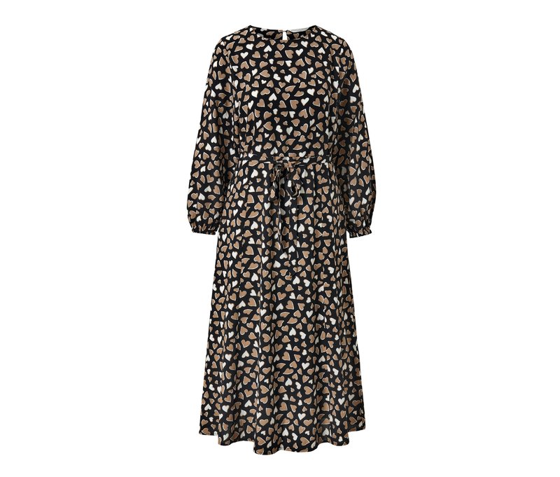 Tchibo - Webkleid mit Alloverprint - Damen - Gr. 46 - creme/print