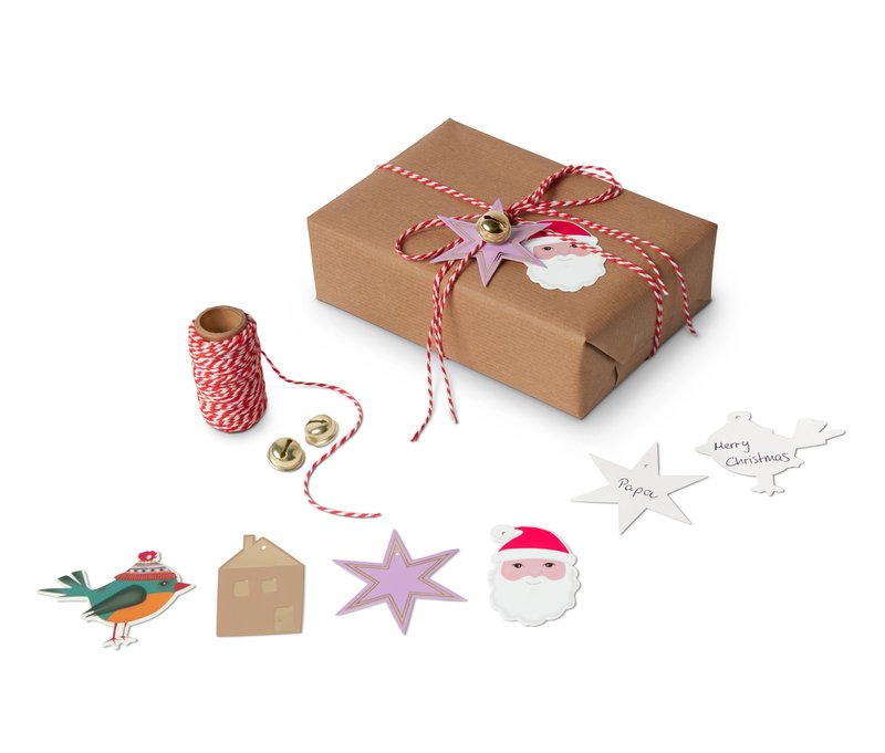 Tchibo - Geschenkanhänger-Set - gold