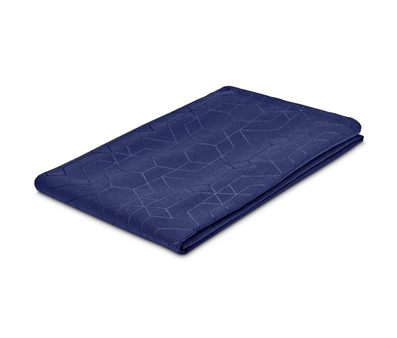 Tchibo - Jacquard-Tischdecke - blau