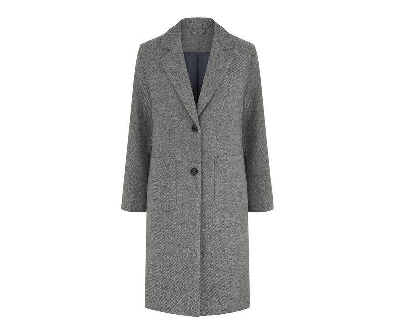 Tchibo - Mantel - Damen - Gr. 38 - grau