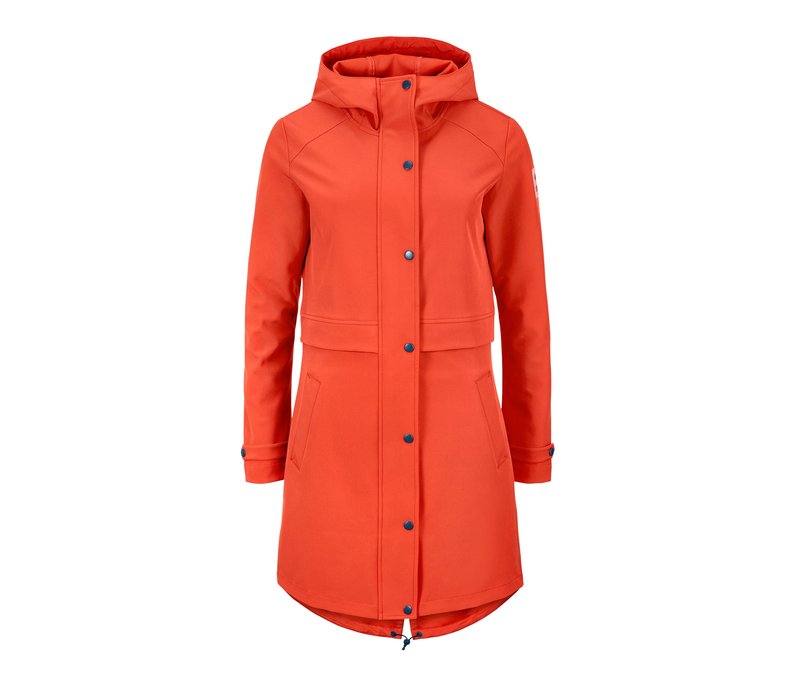 Tchibo - Softshell-Mantel - Damen - Gr. 42 - orange