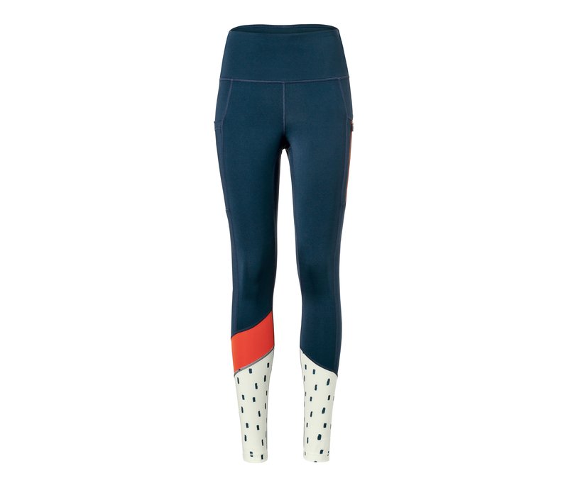 Tchibo - Sporttight - Damen - Gr. M - orange/print
